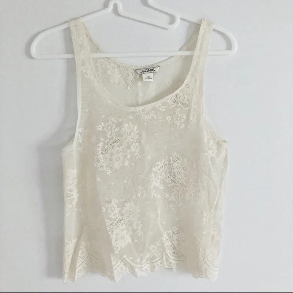 Sheer Lace Tank - Picture 1 of 4